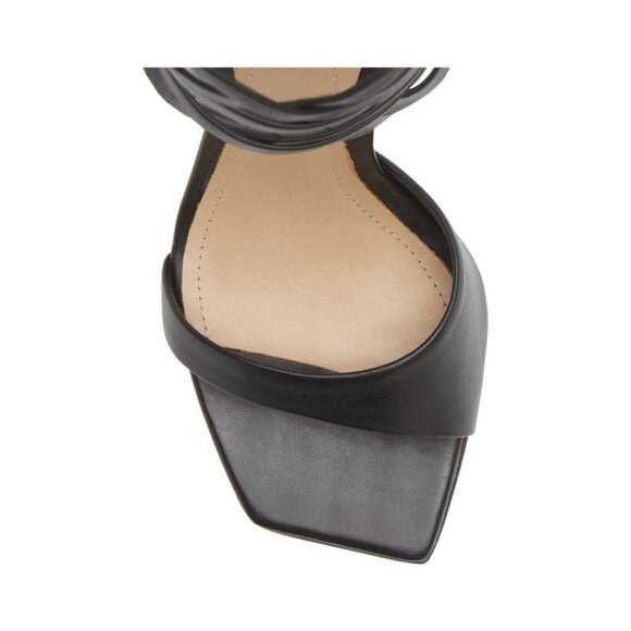 Schutz Bryce Ankle Wrap Tie Criss Cross Sandal High Heel Stiletto D'orsay Cutout - Picture 4 of 4